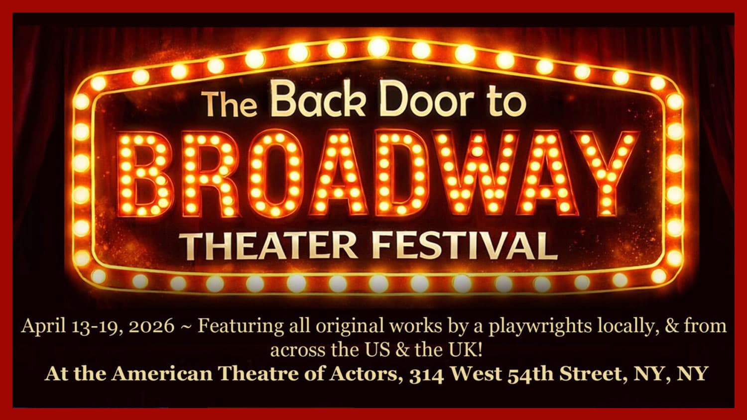 The Back Door to Broadway Theater Festival