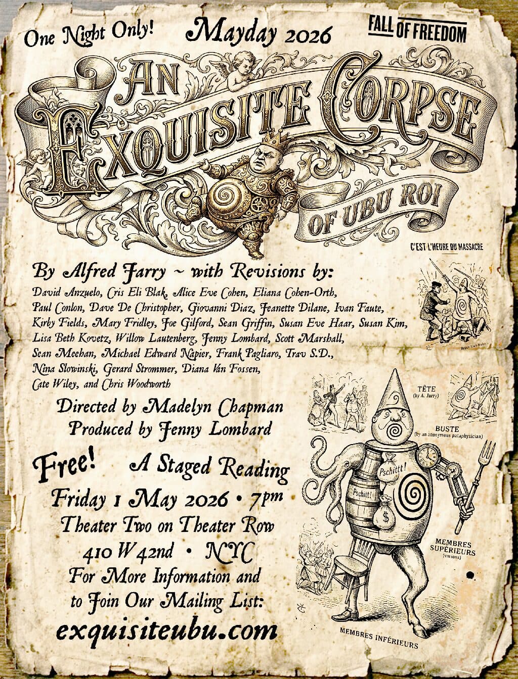 An Exquisite Corpse of Ubu Roi
