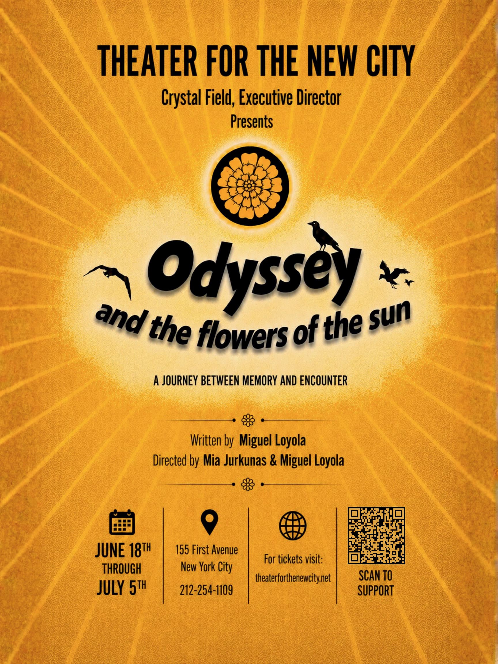 Odyssey and the flowers of the sun