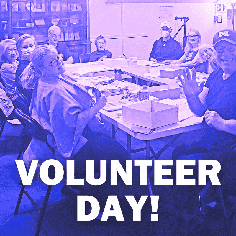 Volunteer Day: Help us prepare a fundraiser mailing