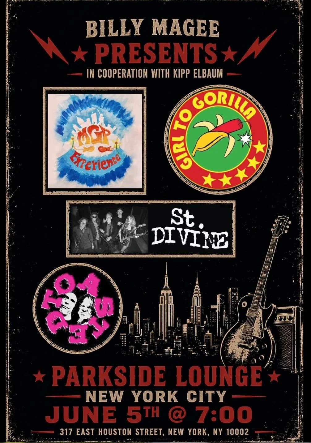 MGP Experience, Girl to Gorilla, St. Divine