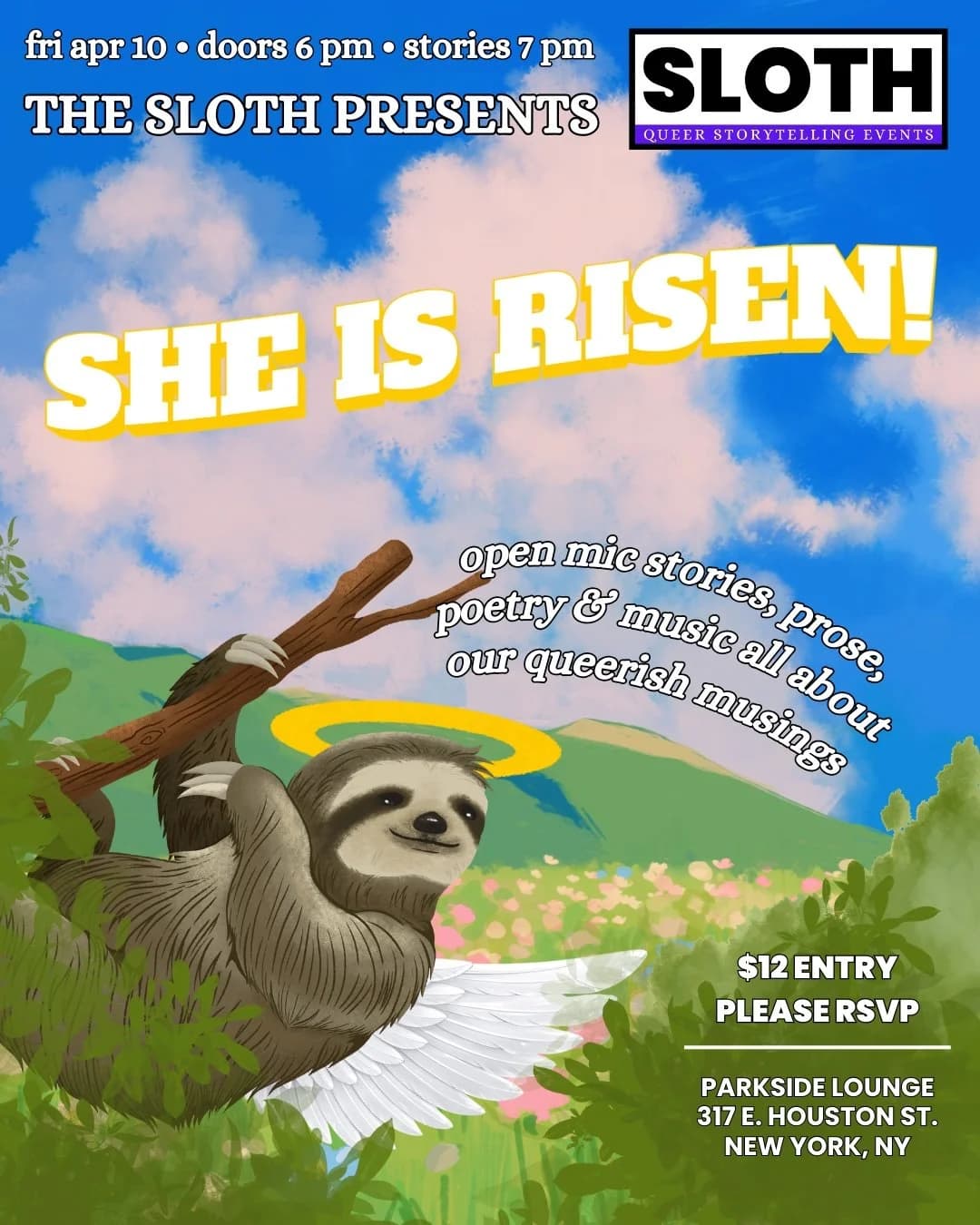 SLOTH 15: SHE IS RISEN!