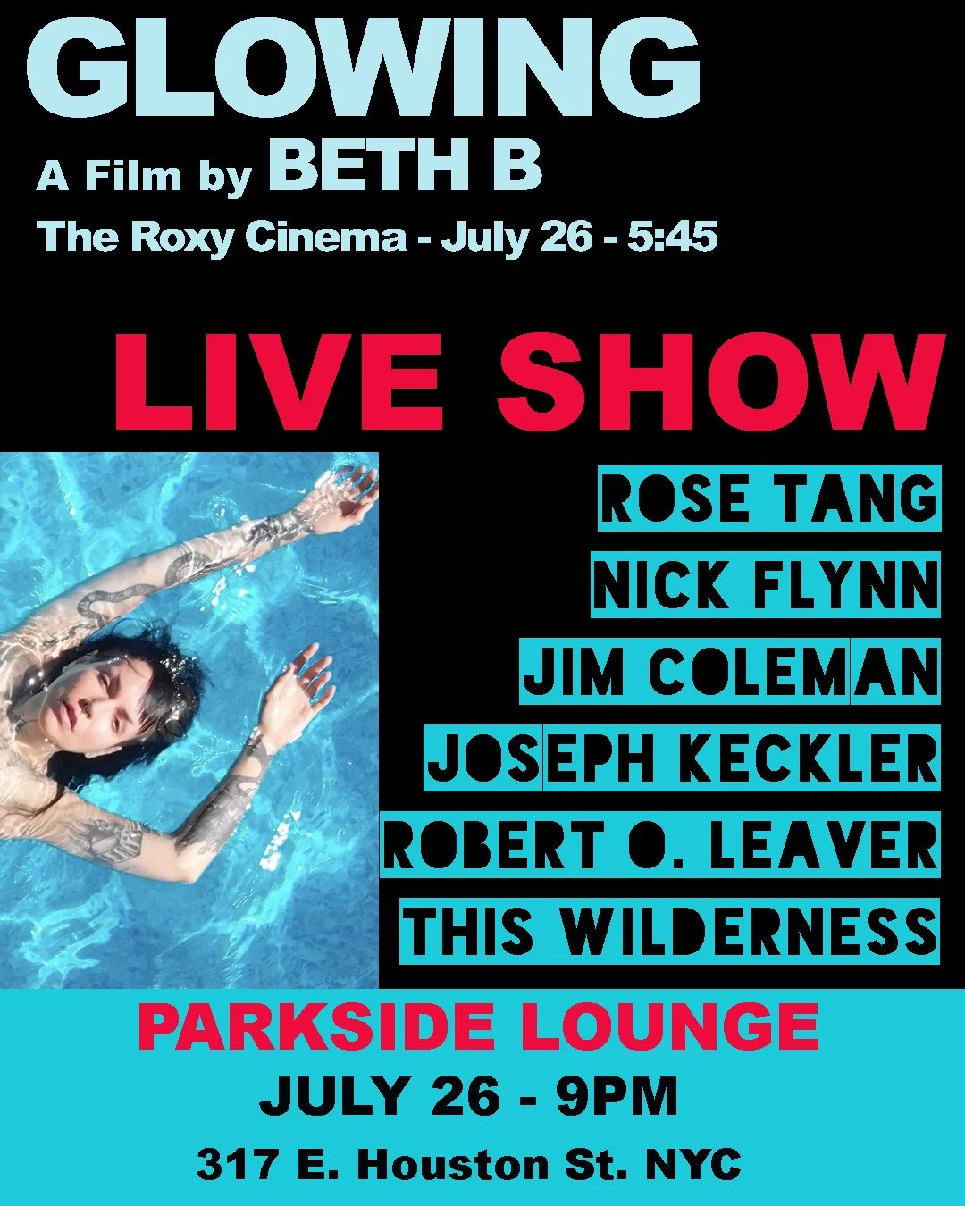 GLOWING After Party with Live Performances