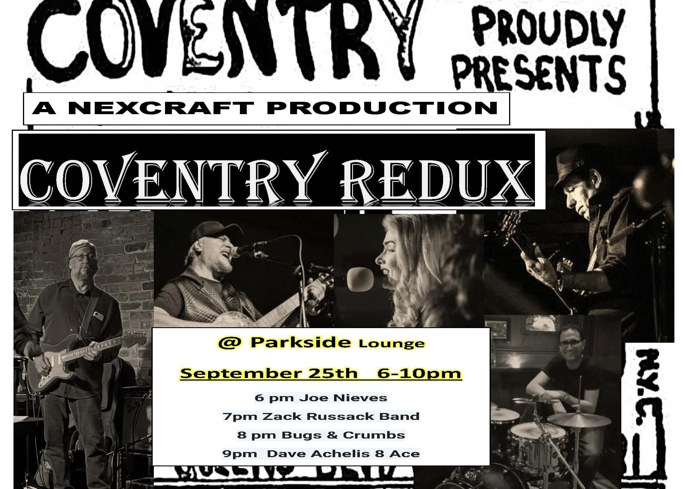 Nexcraft presents: Coventry Redux Free Show