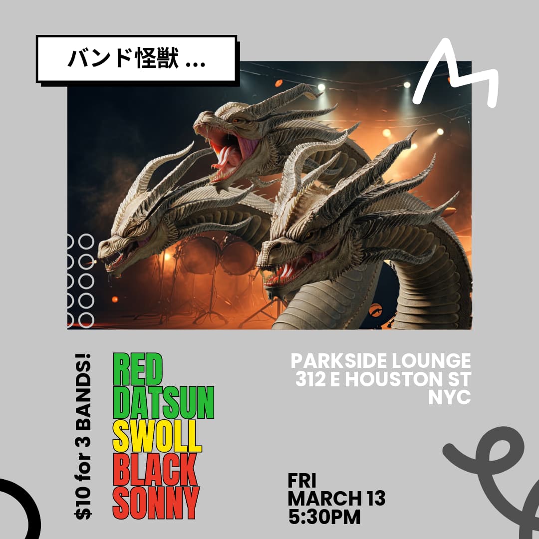 Red Datsun, Swoll + Black Sonny LIVE