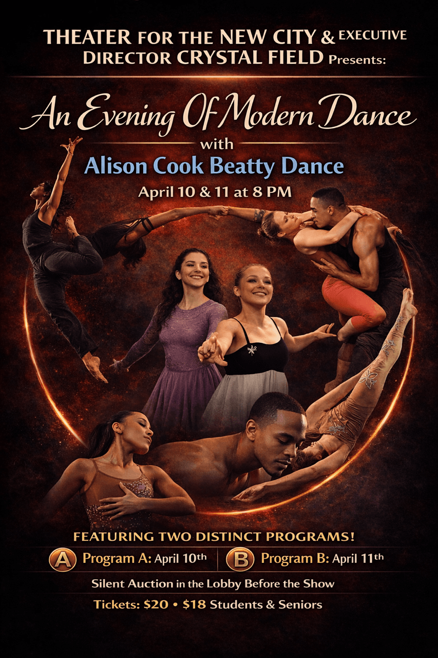 An Evening of Modern Dance with Alison Cook Beatty DanceApril 10 – April 11April 10 - April 11, Friday & Saturday at 8