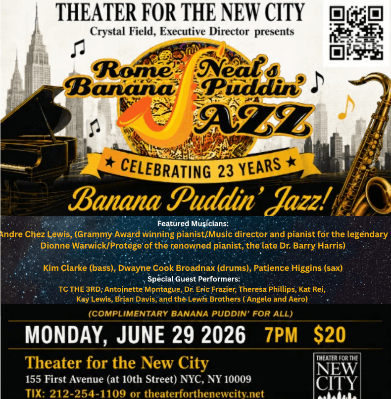 Rome Neal’s Banana Puddin’ Jazz 2026-06-29 Celebrating 23 years